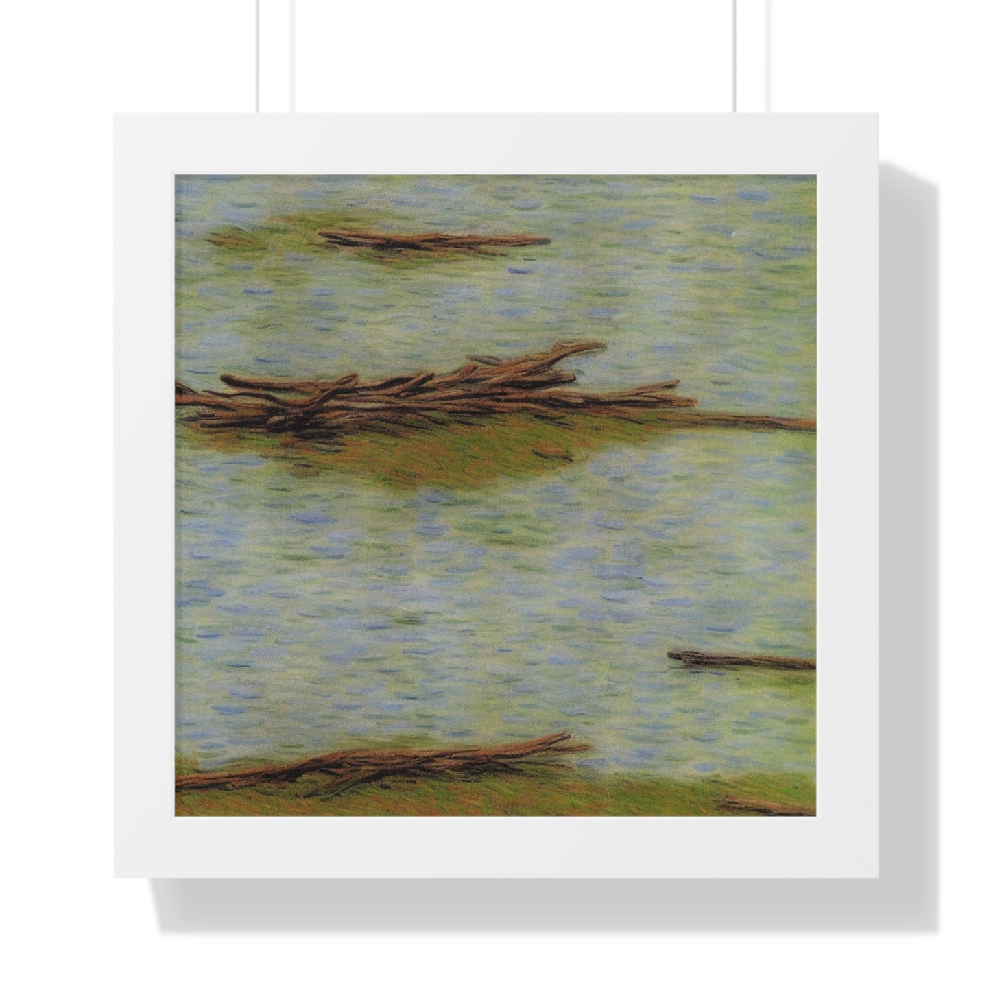 Driftwood Landscape Claude Monet Style