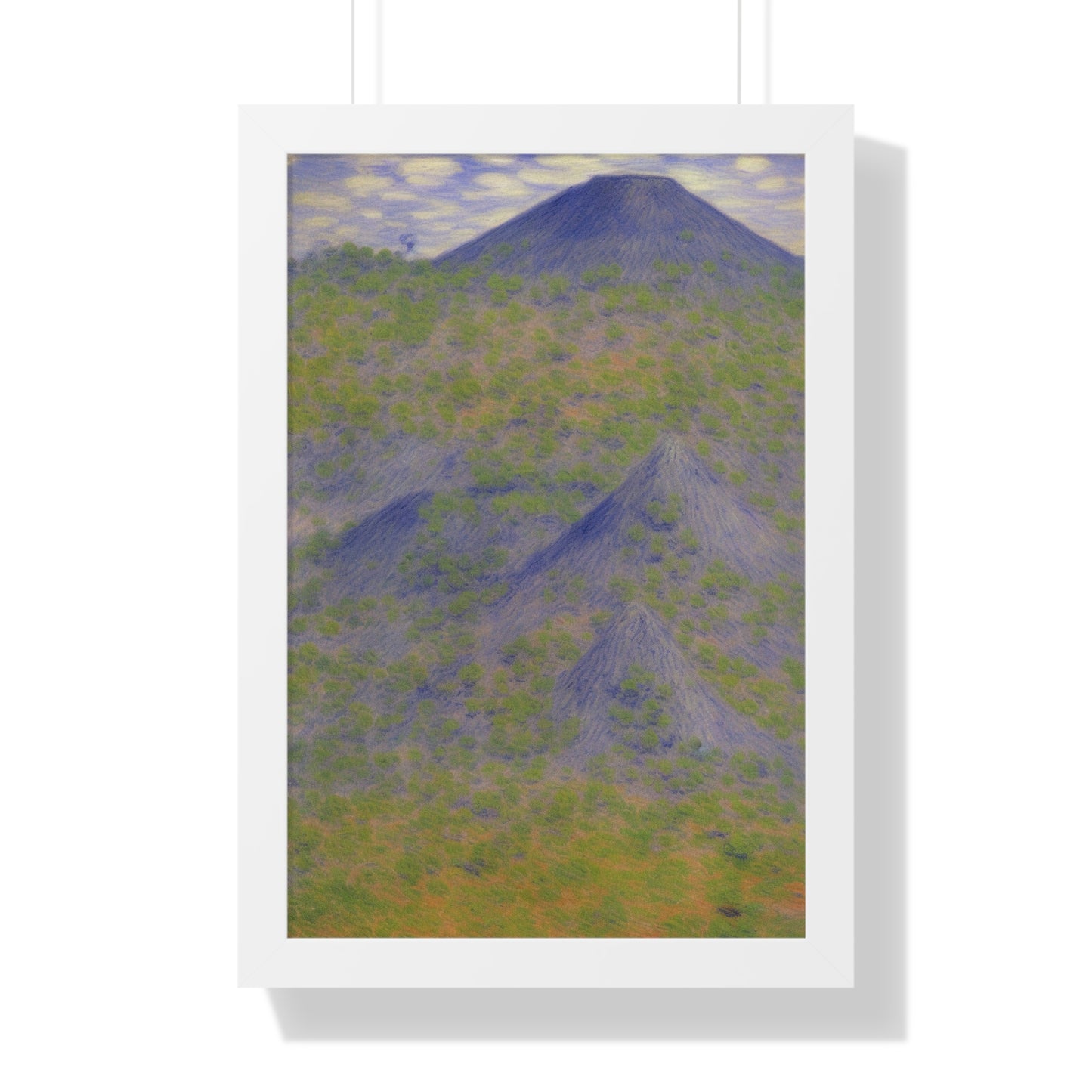 Cinder Cone Landscape Claude Monet Style