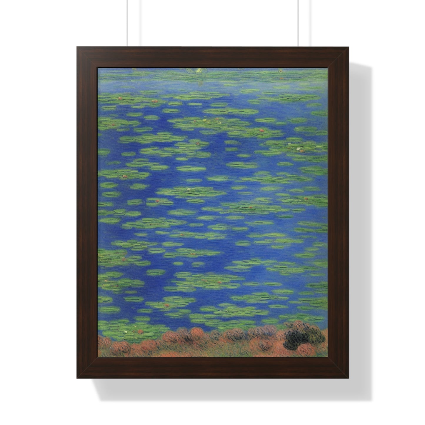 Coral Reef Landscape Claude Monet Style