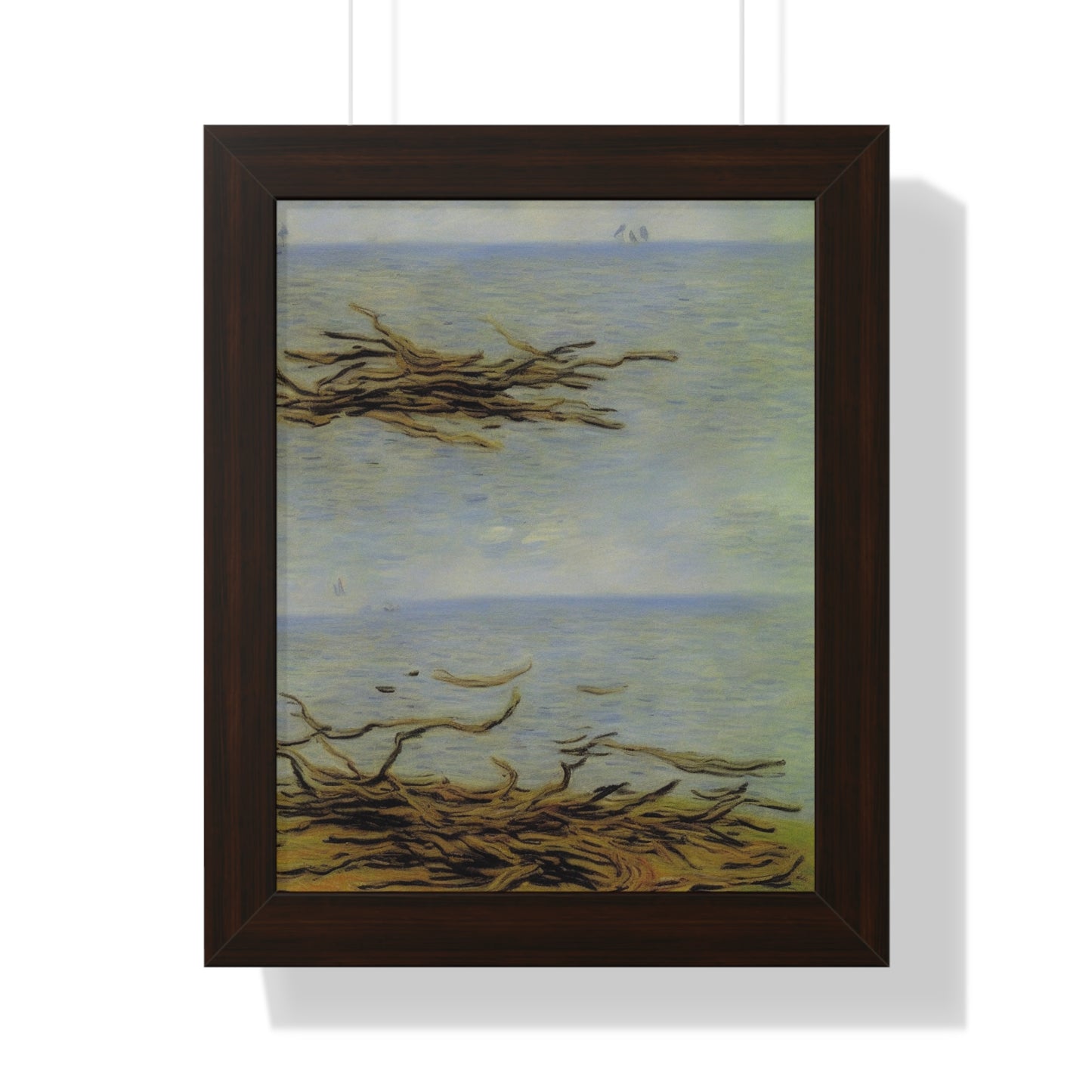 Driftwood Landscape Claude Monet Style