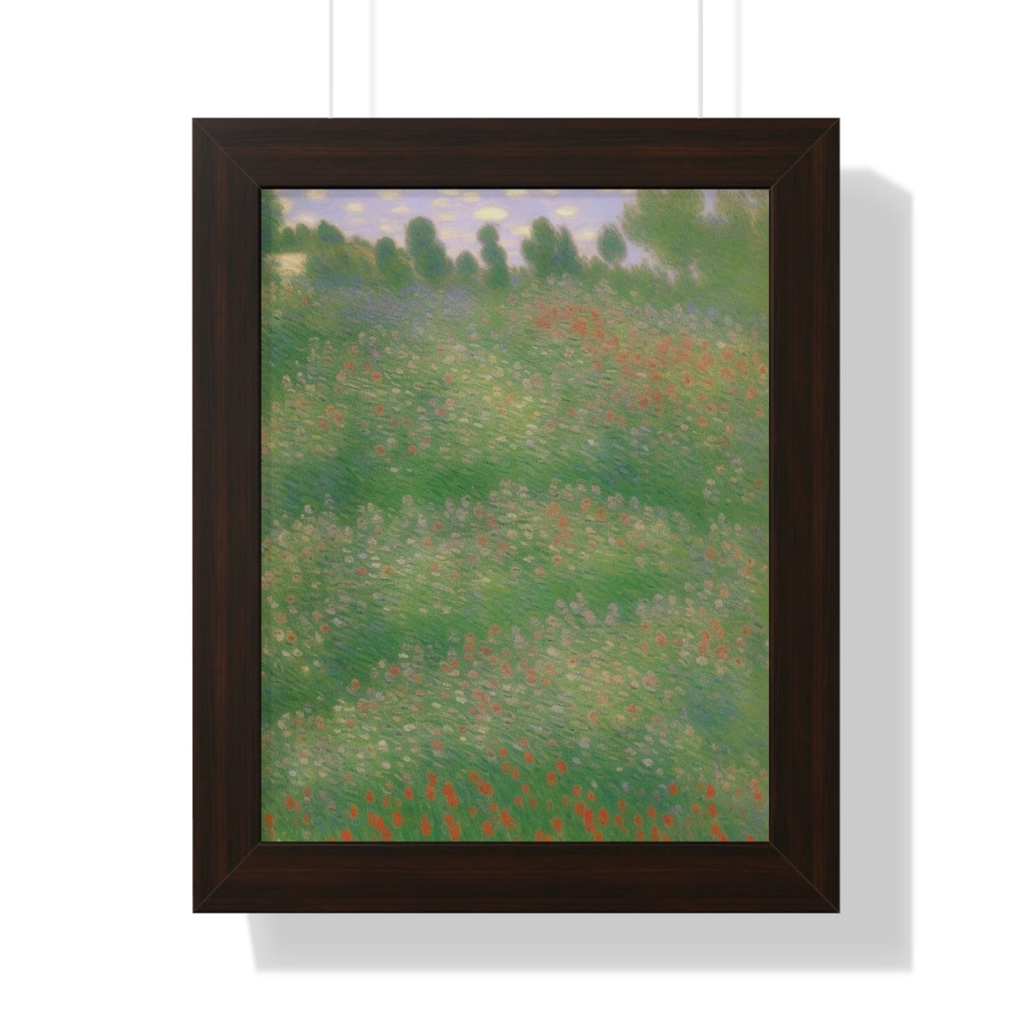 Flowers Landscape Claude Monet Style