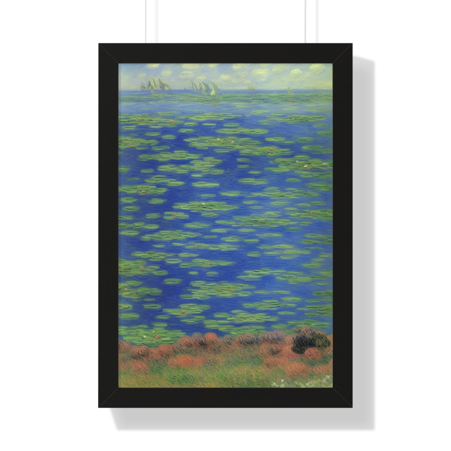 Coral Reef Landscape Claude Monet Style