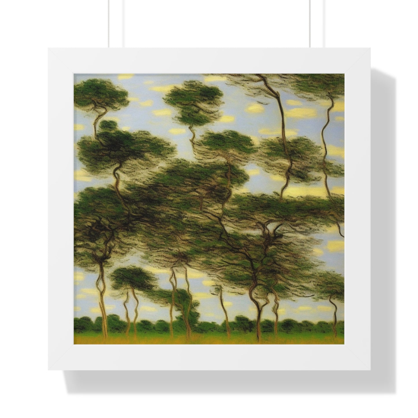 Savanna Plain Landscape Claude Monet Style