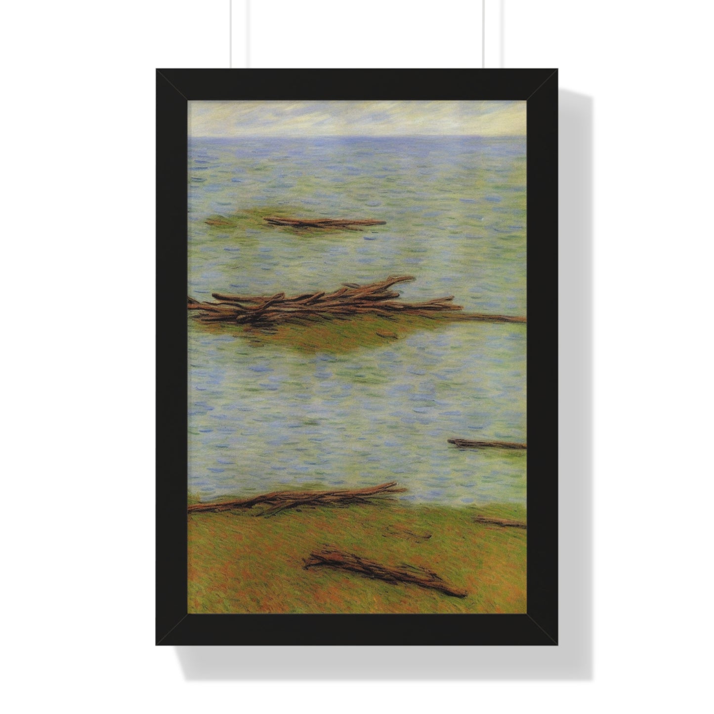 Driftwood Landscape Claude Monet Style