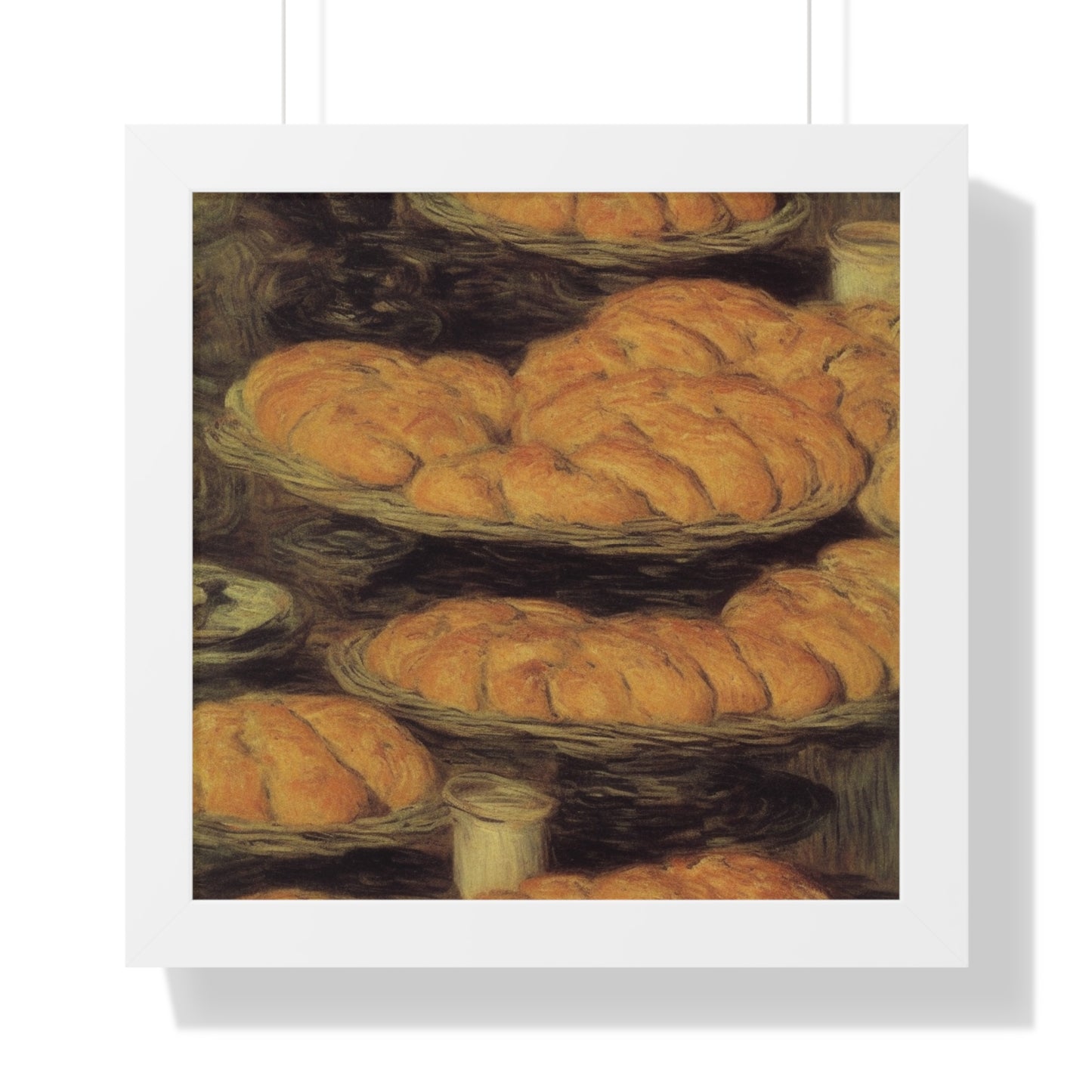 Bread Scene Claude Monet Style