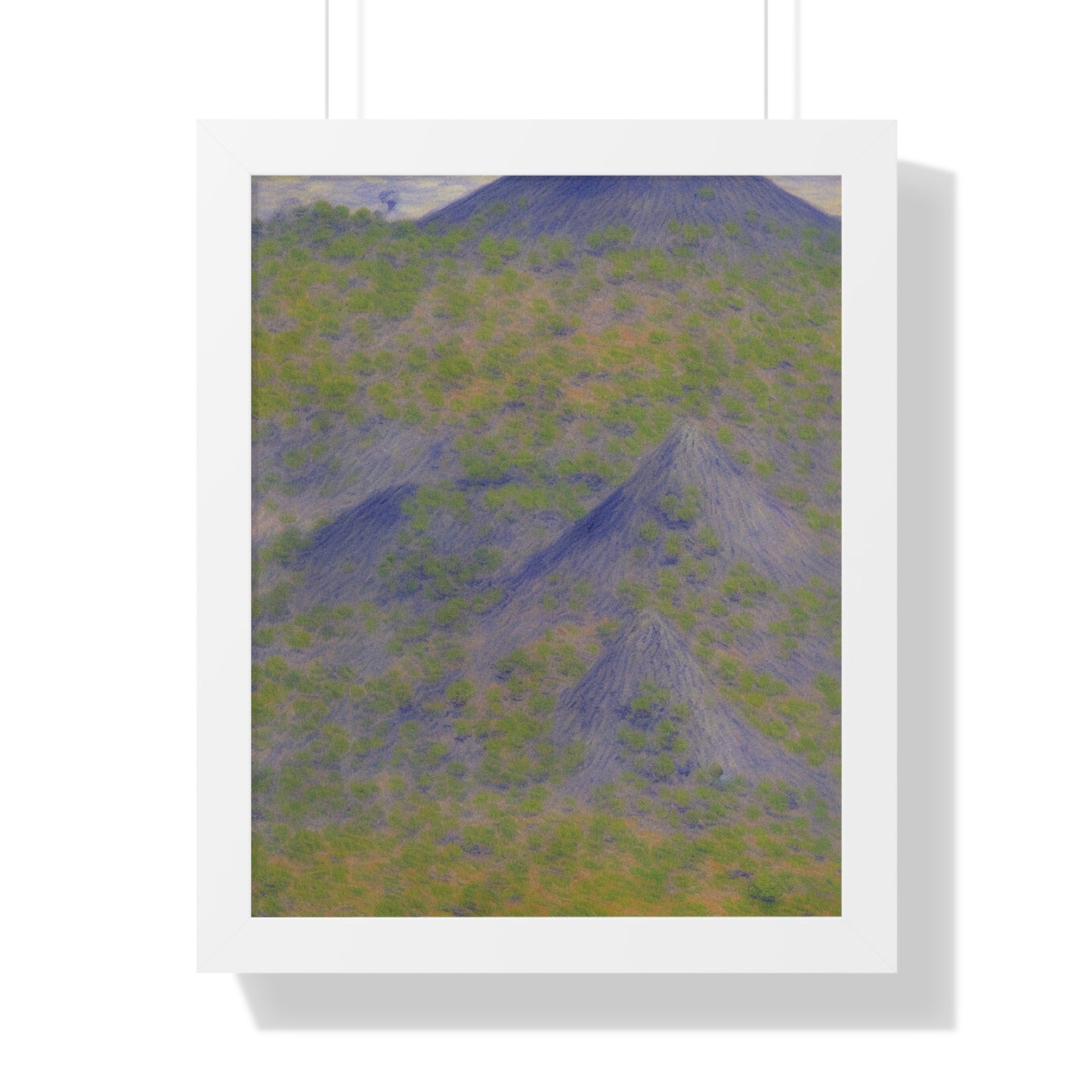 Cinder Cone Landscape Claude Monet Style