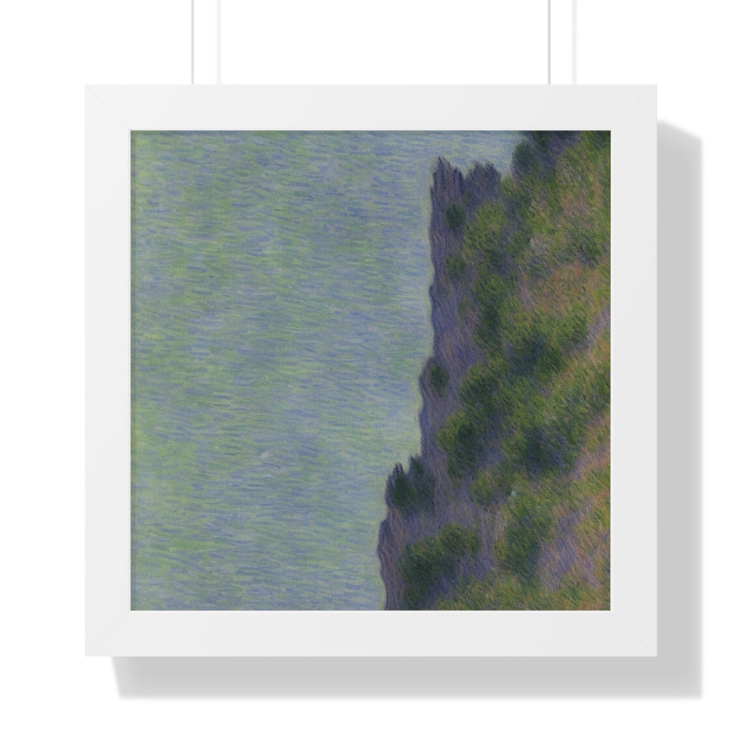 Cliff Scene Claude Monet Style