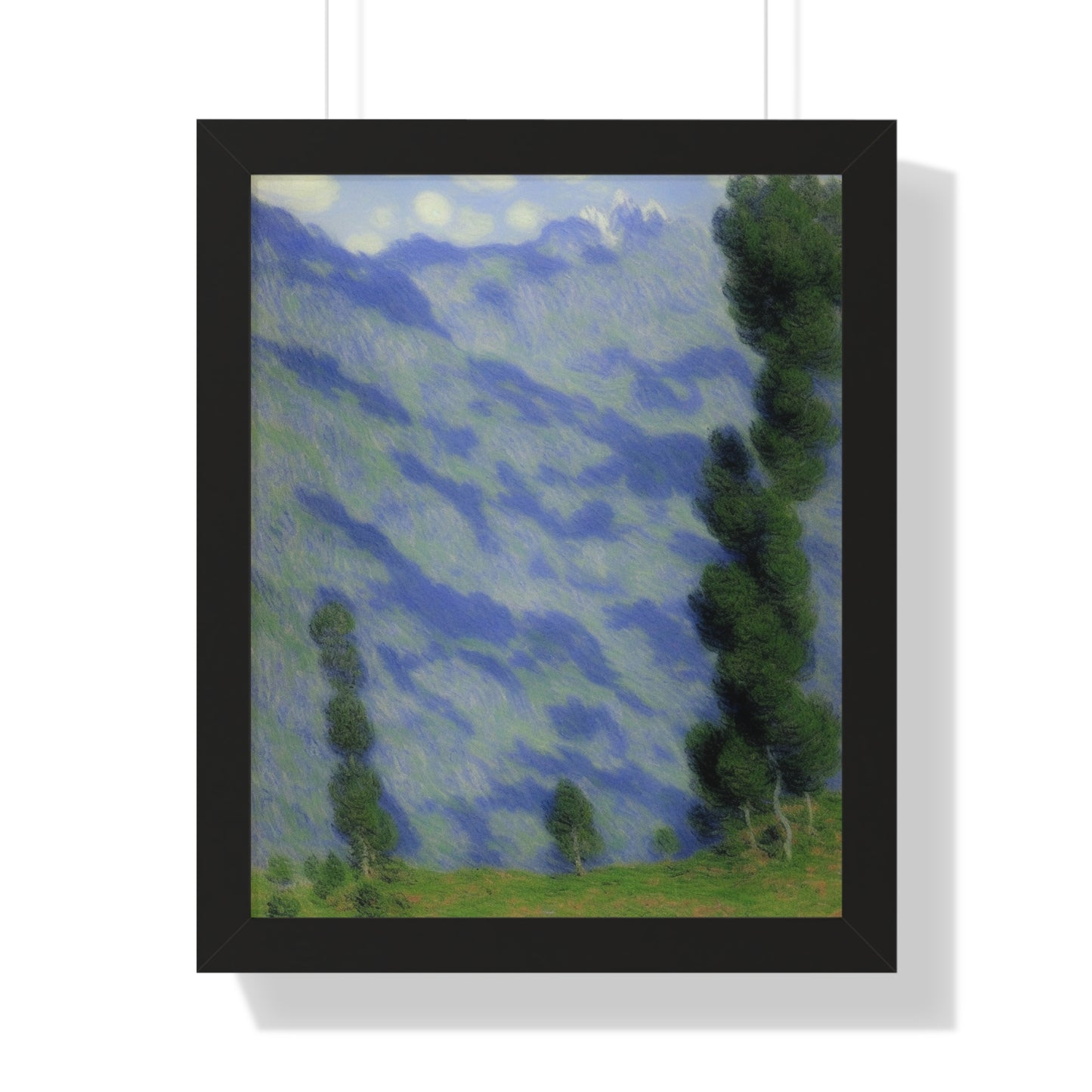 Mountains Landscape Claude Monet Style