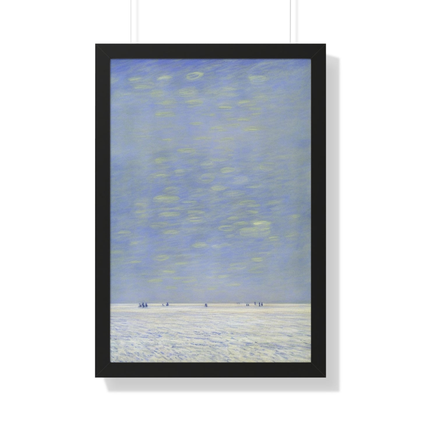 Salt Flat Scene Claude Monet Style