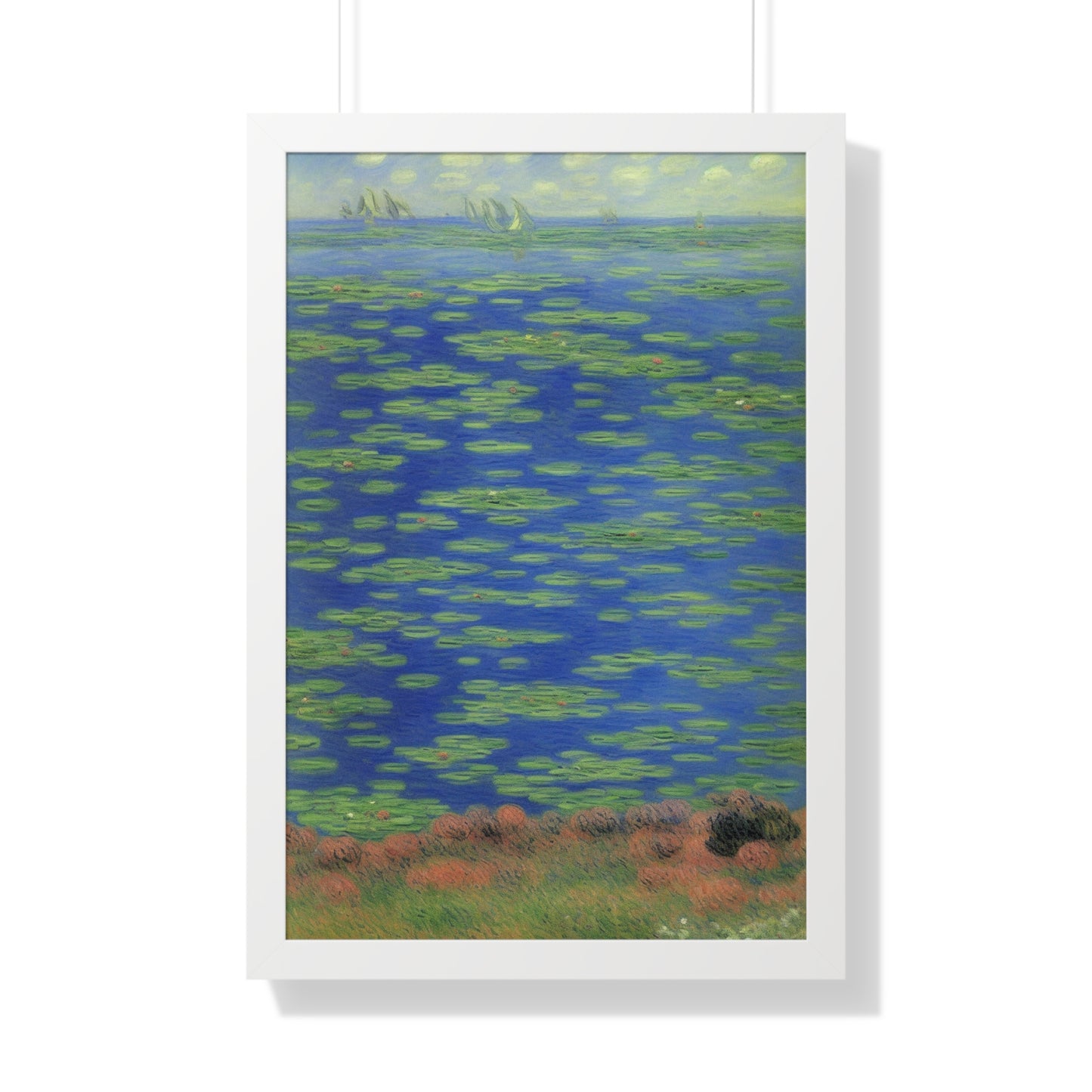 Coral Reef Landscape Claude Monet Style