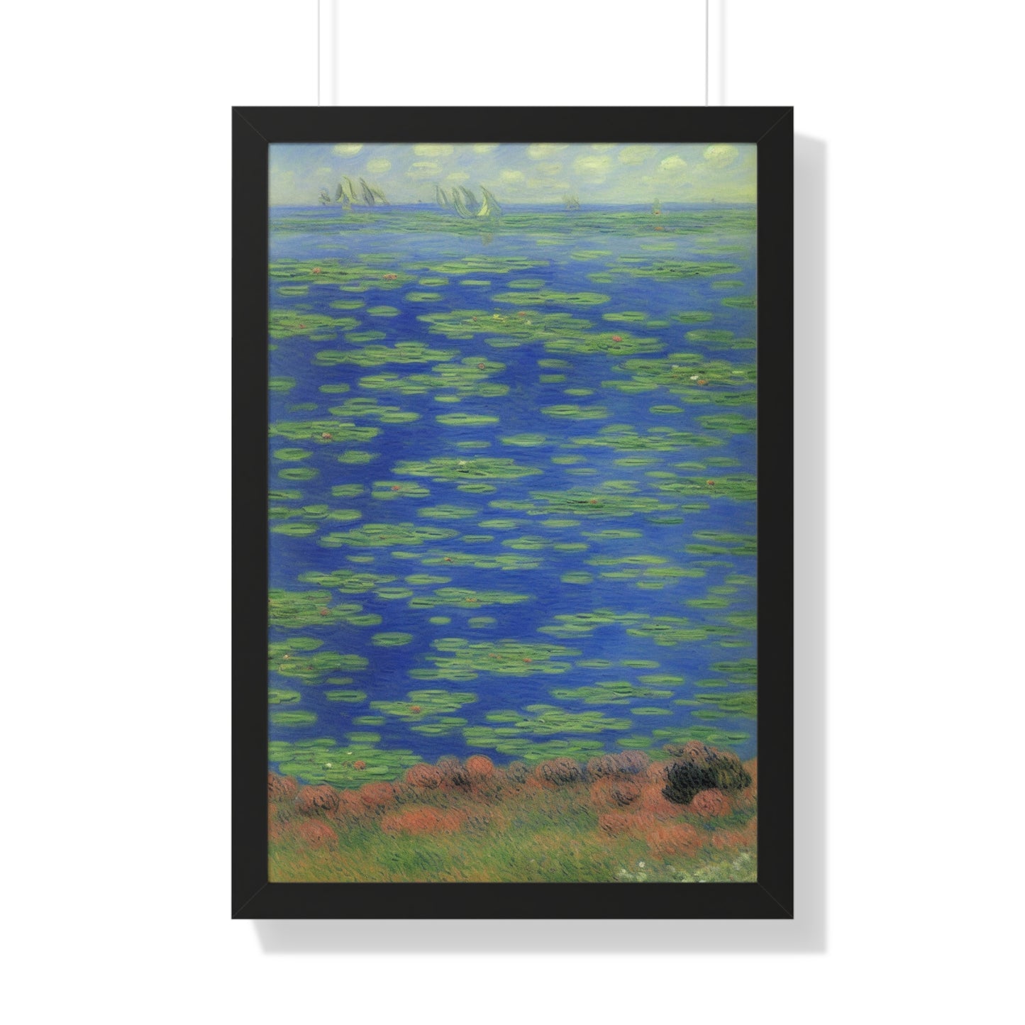 Coral Reef Landscape Claude Monet Style