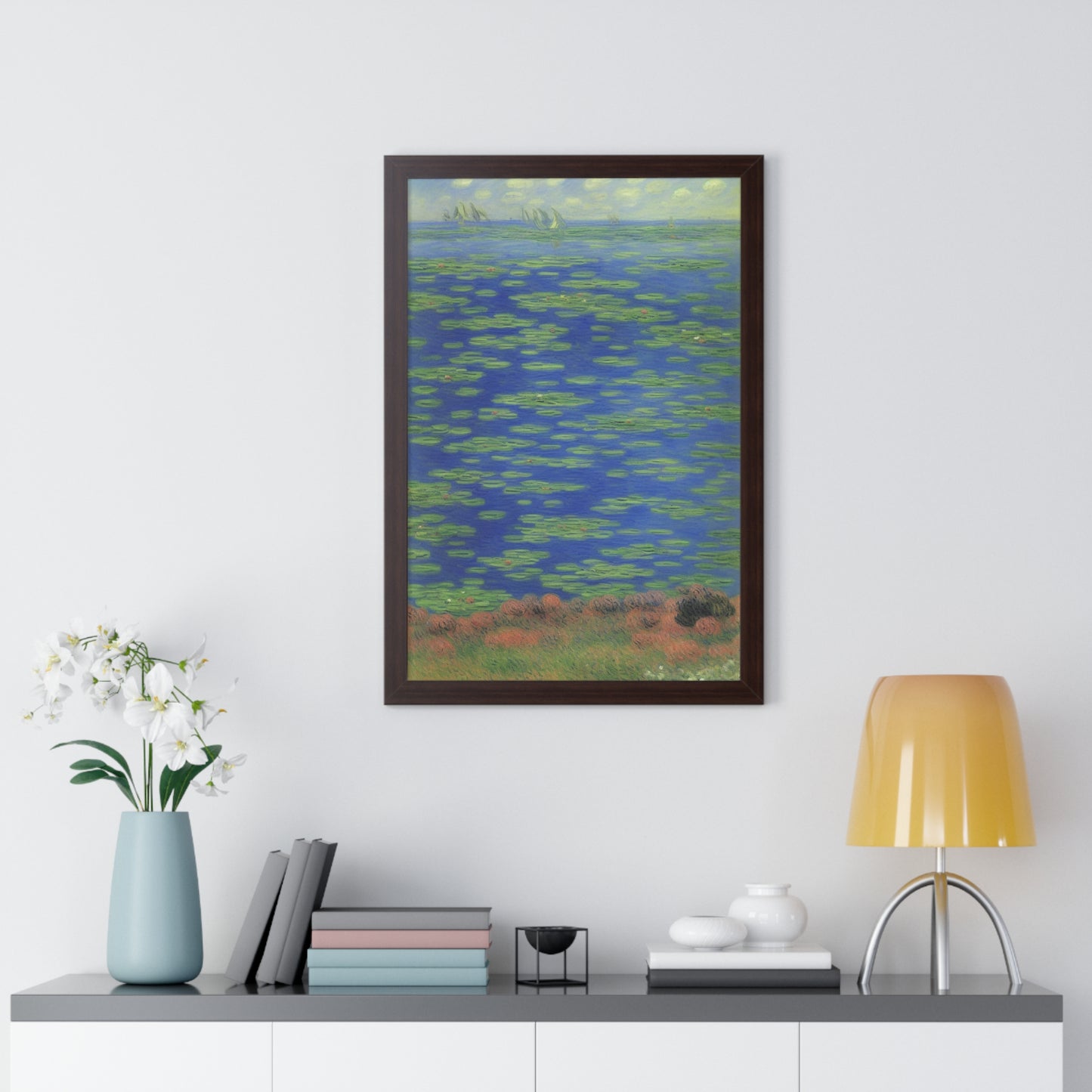 Coral Reef Landscape Claude Monet Style