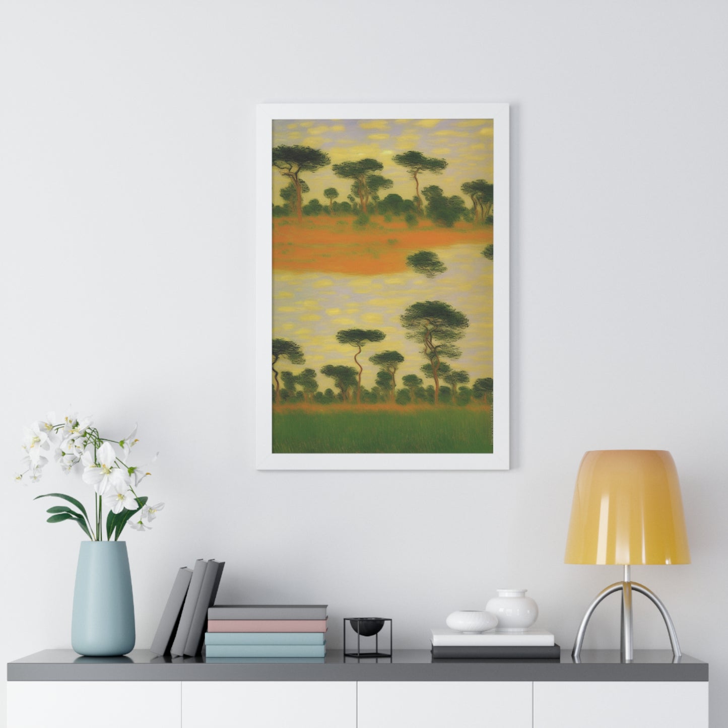 Savanna Landscape Claude Monet Style