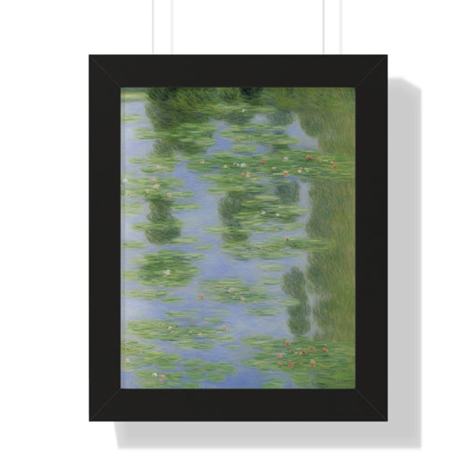 Lake Scene Claude Monet Style