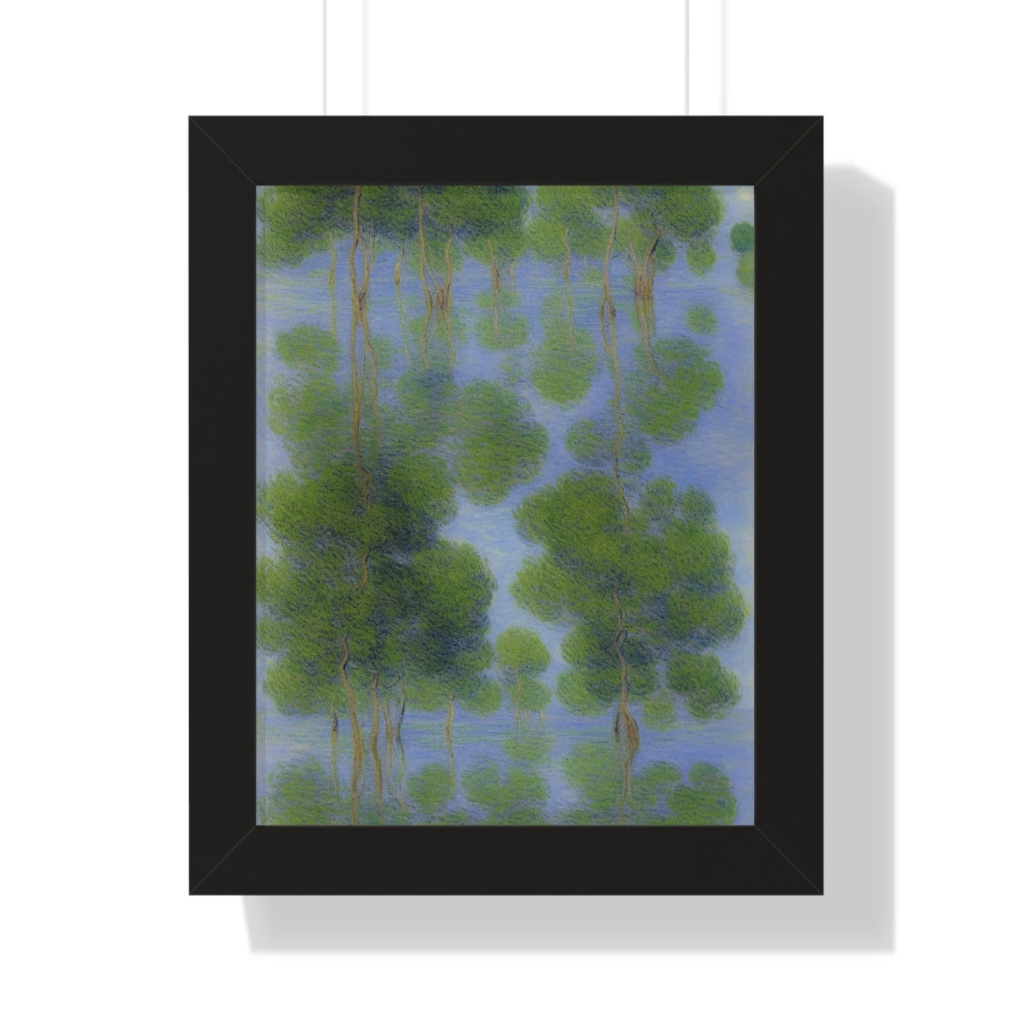 Mangrove Landscape Claude Monet Style