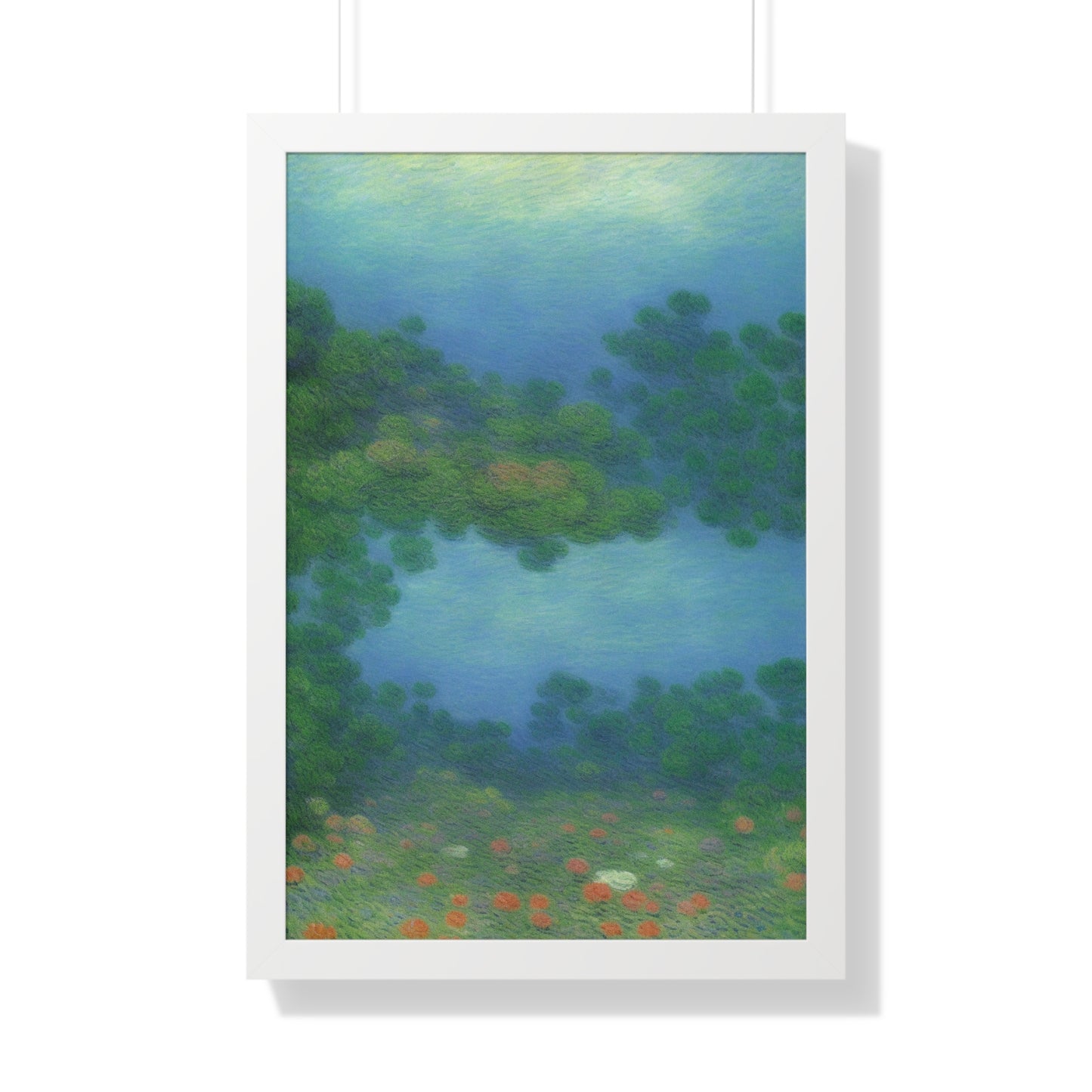 Coral Reef Scene Claude Monet Style