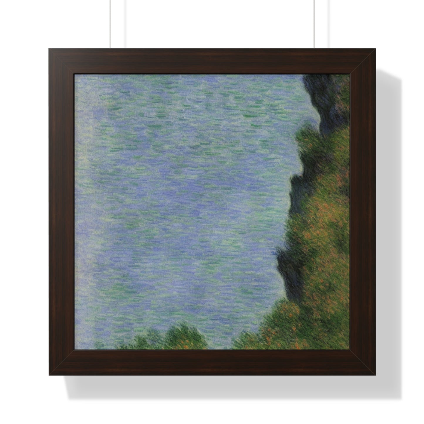 Cliff Scene Claude Monet Style