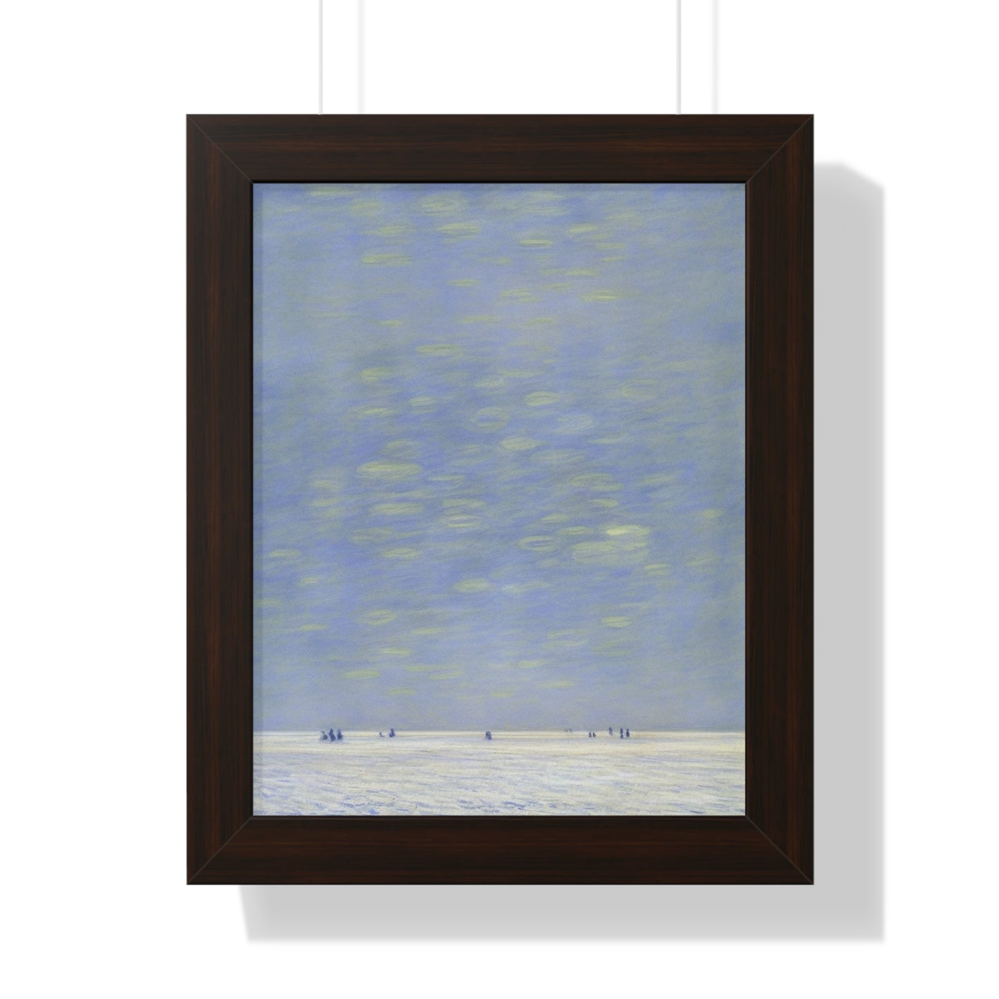 Salt Flat Scene Claude Monet Style