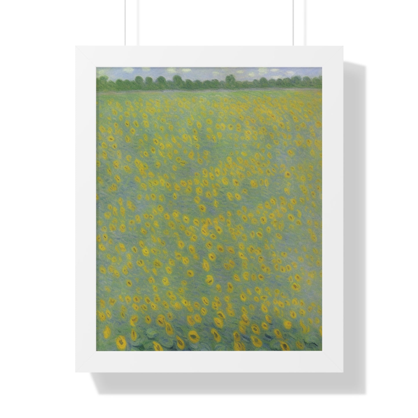 Sunflower Landscape Claude Monet Style