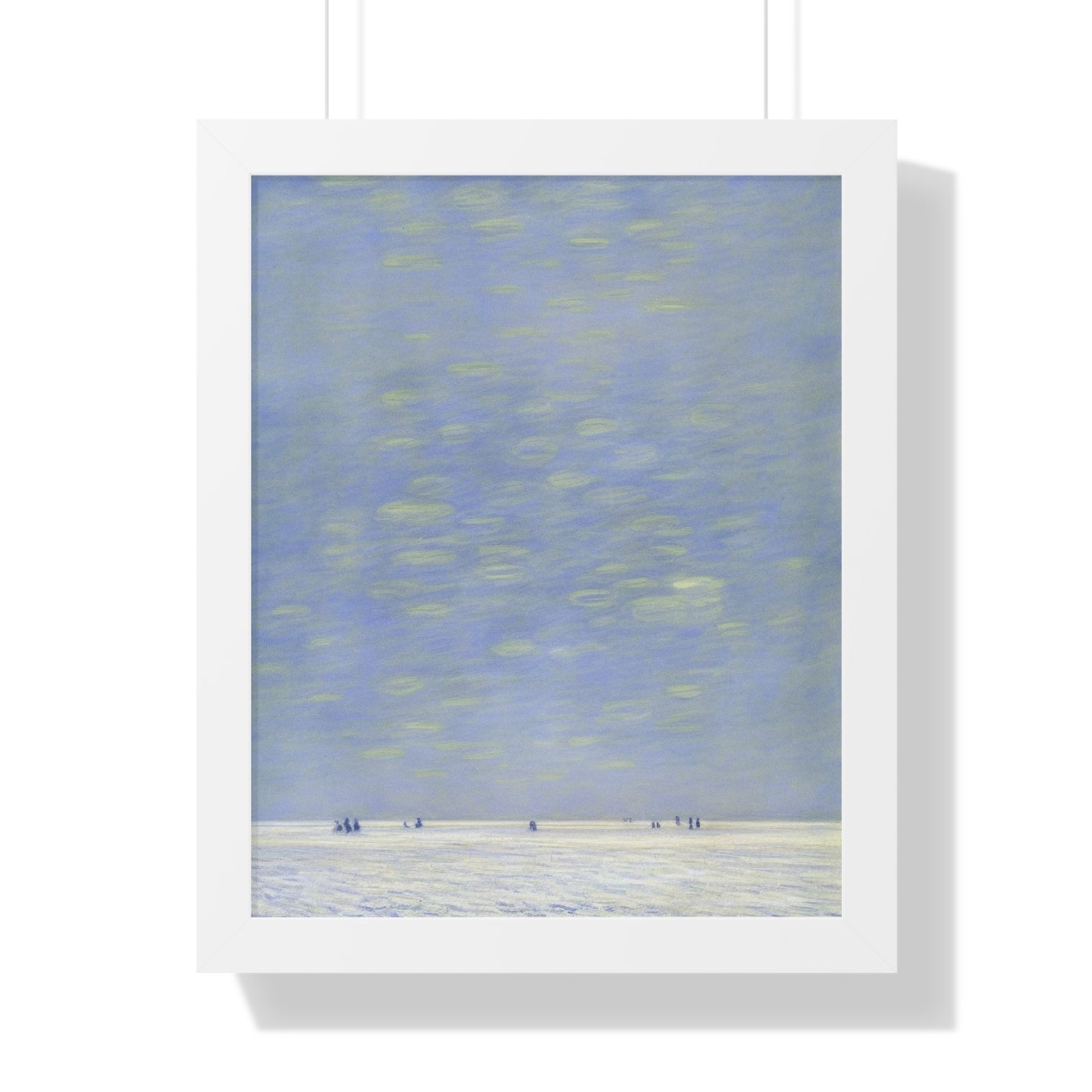 Salt Flat Scene Claude Monet Style