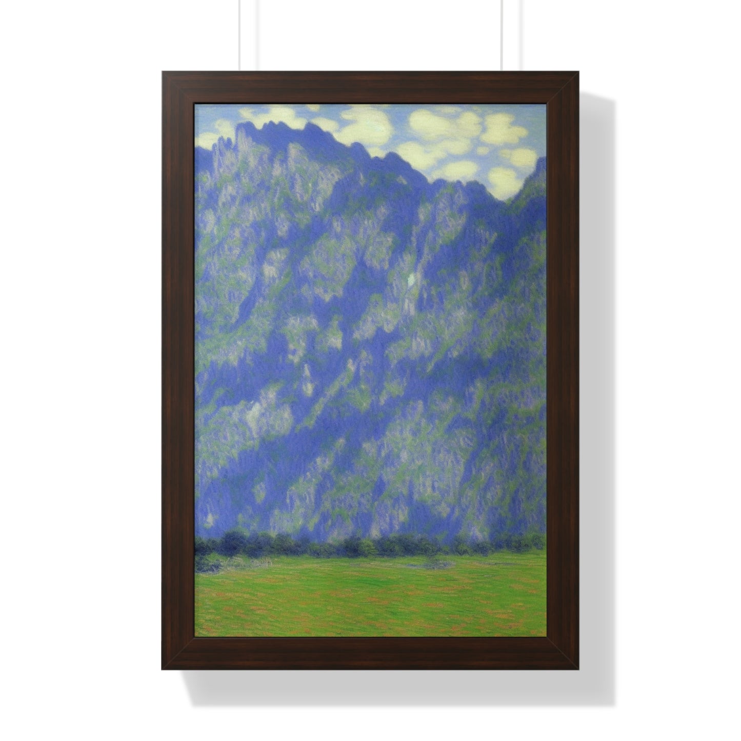 Mountains Landscape Claude Monet Style