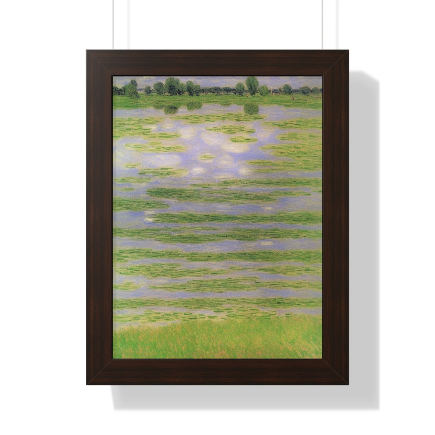 Floodplain Scene Claude Monet Style