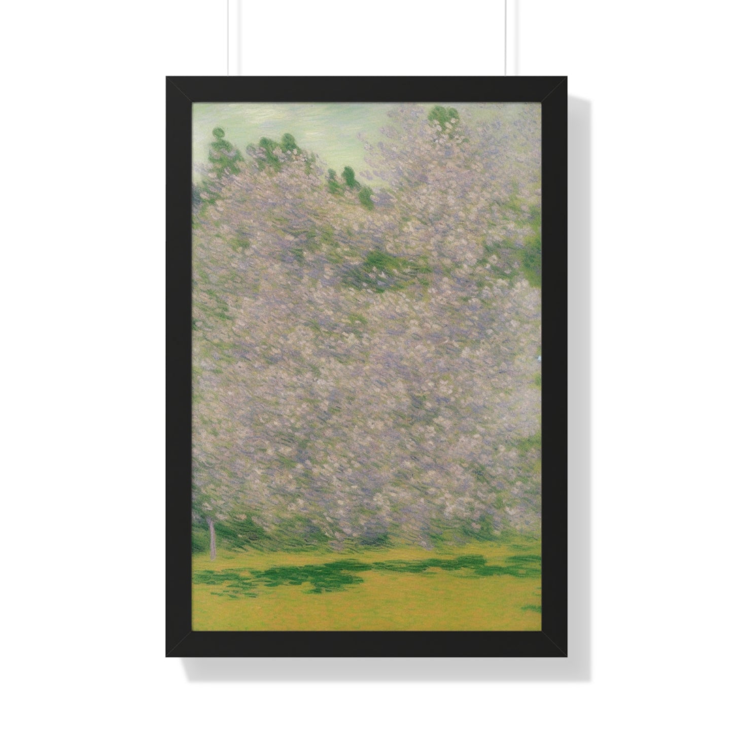 Cherry Blossom Grove Landscape Claude Monet Style