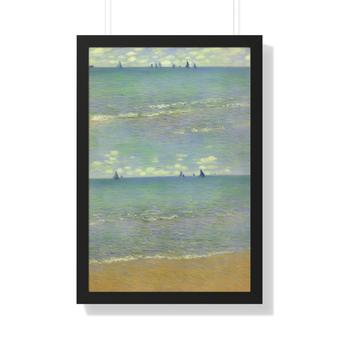 Beach Landscape Claude Monet Style