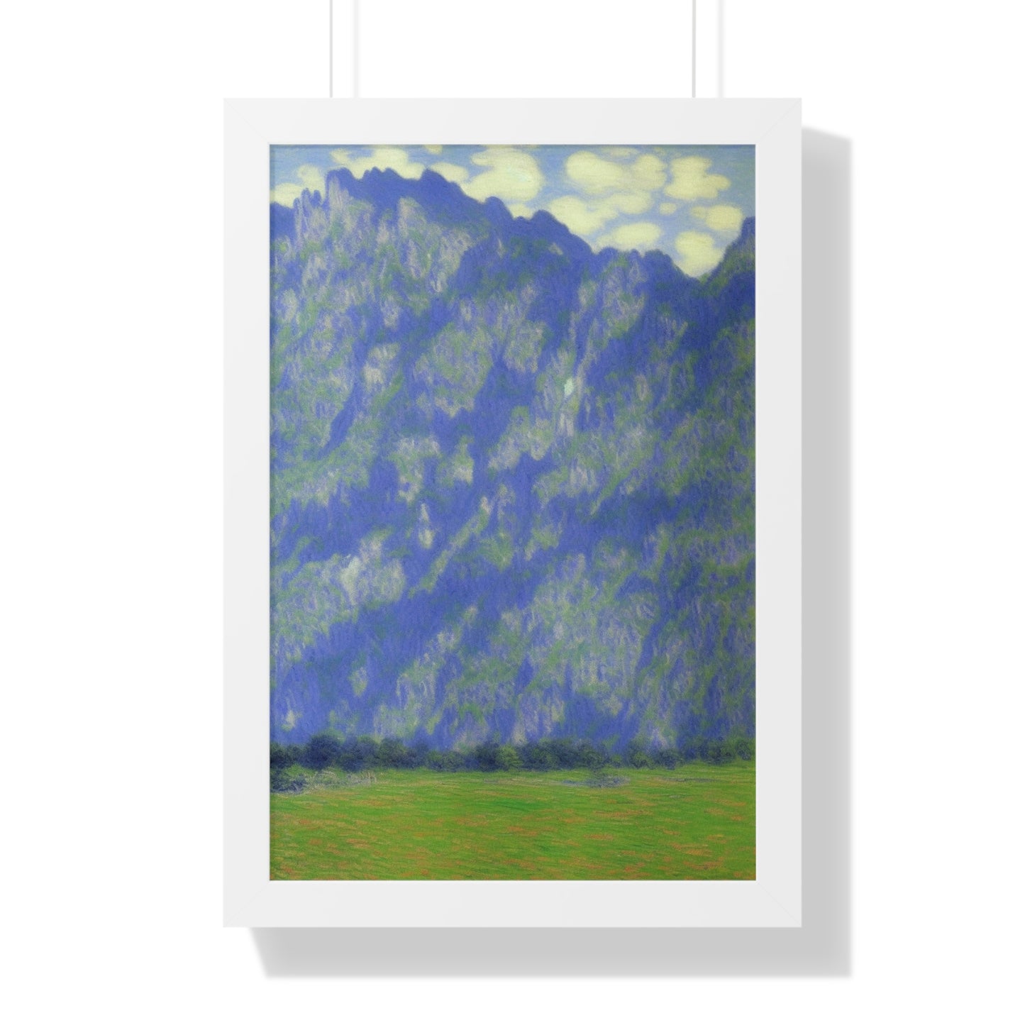 Mountains Landscape Claude Monet Style