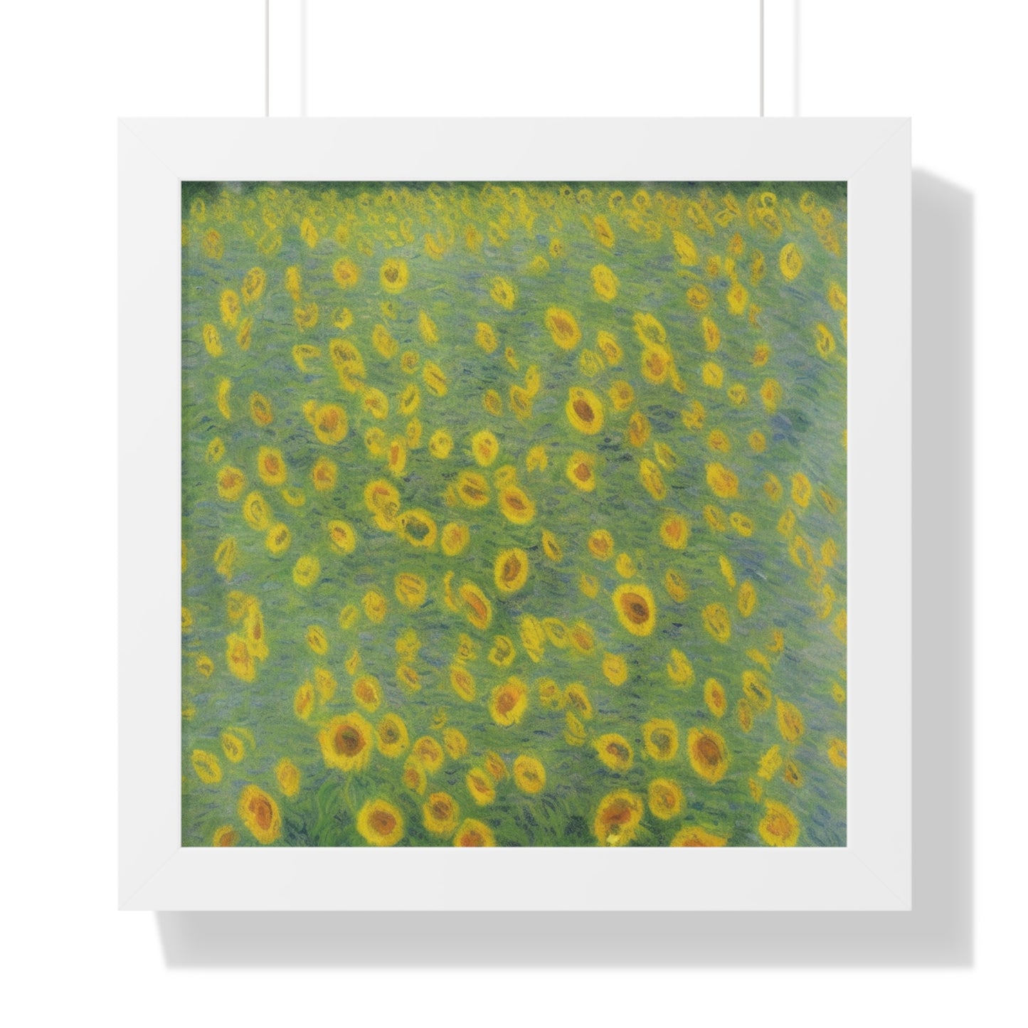 Sunflower Scene Claude Monet Style