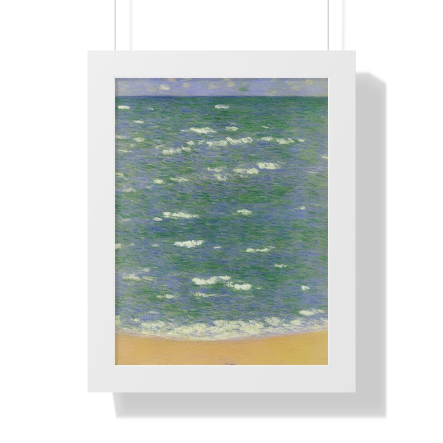 Beach Landscape Claude Monet Style