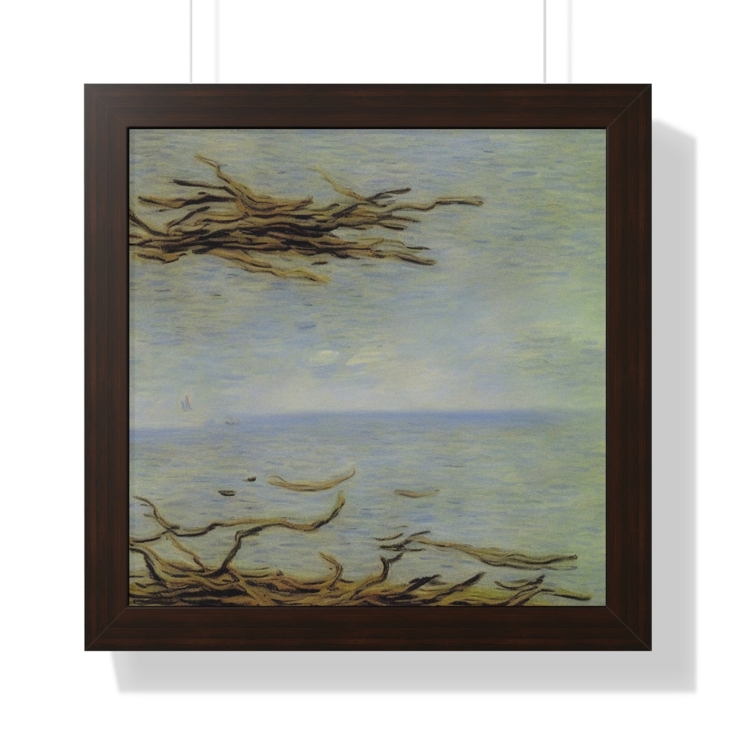 Driftwood Landscape Claude Monet Style