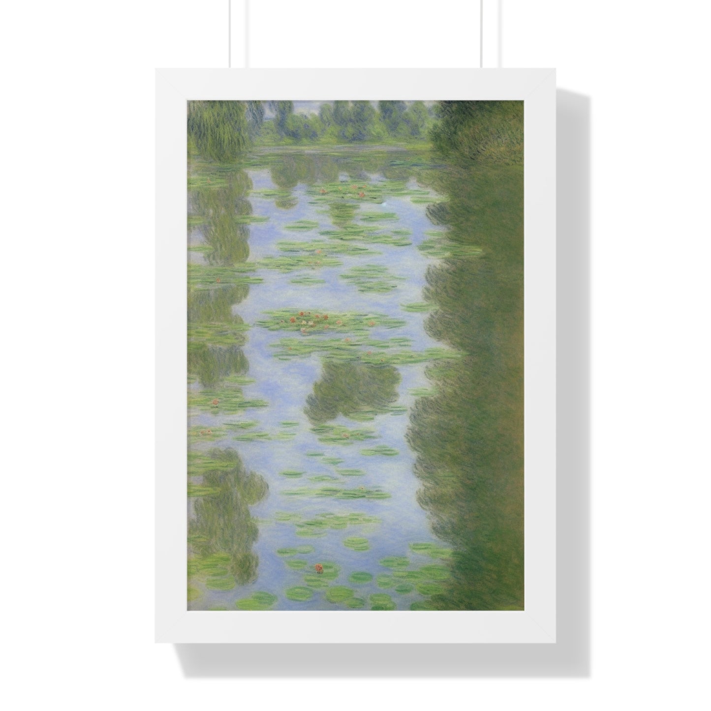 Lake Scene Claude Monet Style