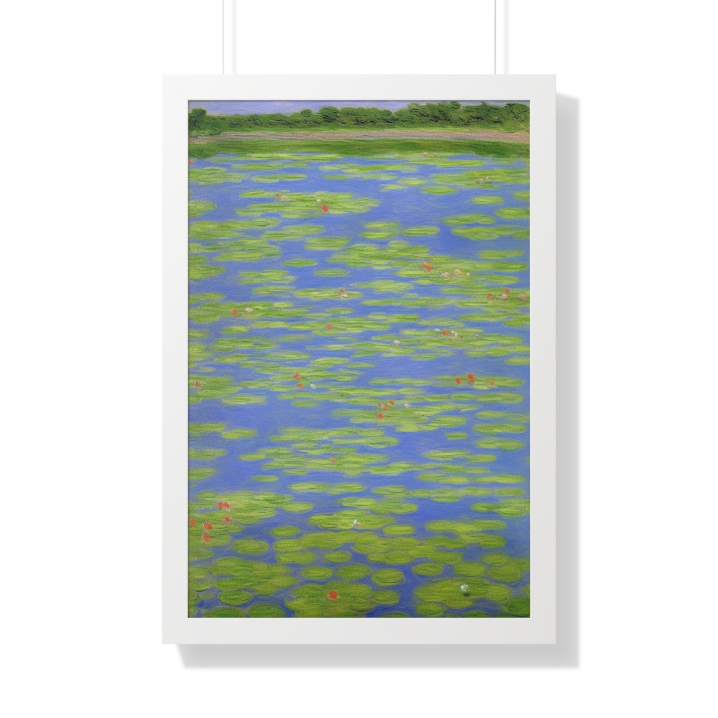 Tidal Pool Landscape Claude Monet Style