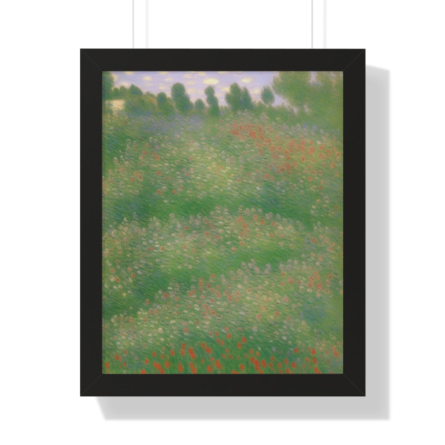 Flowers Landscape Claude Monet Style