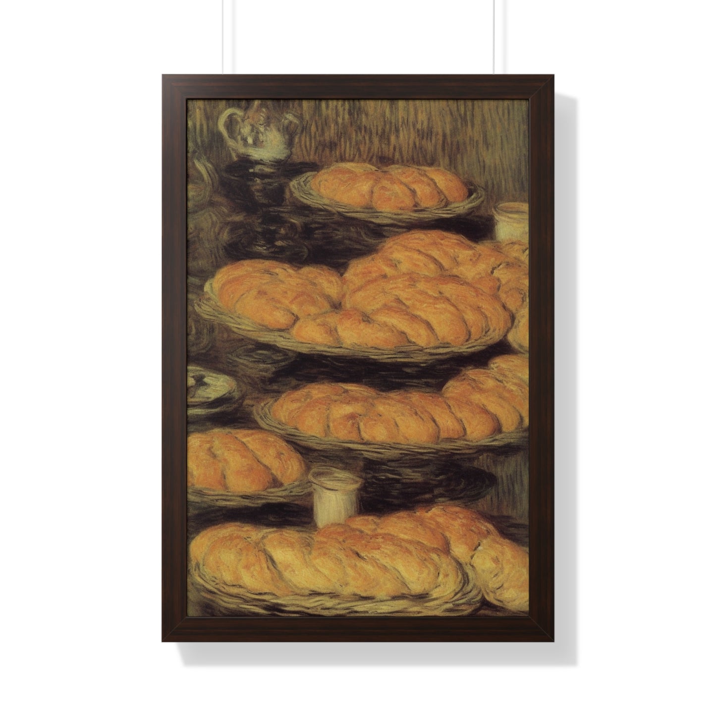 Bread Scene Claude Monet Style