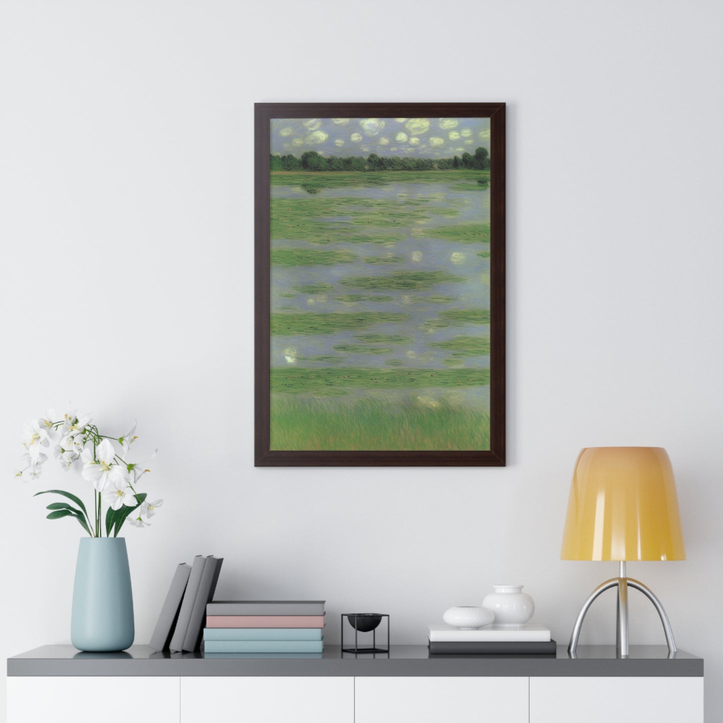 Floodplain Landscape Claude Monet Style