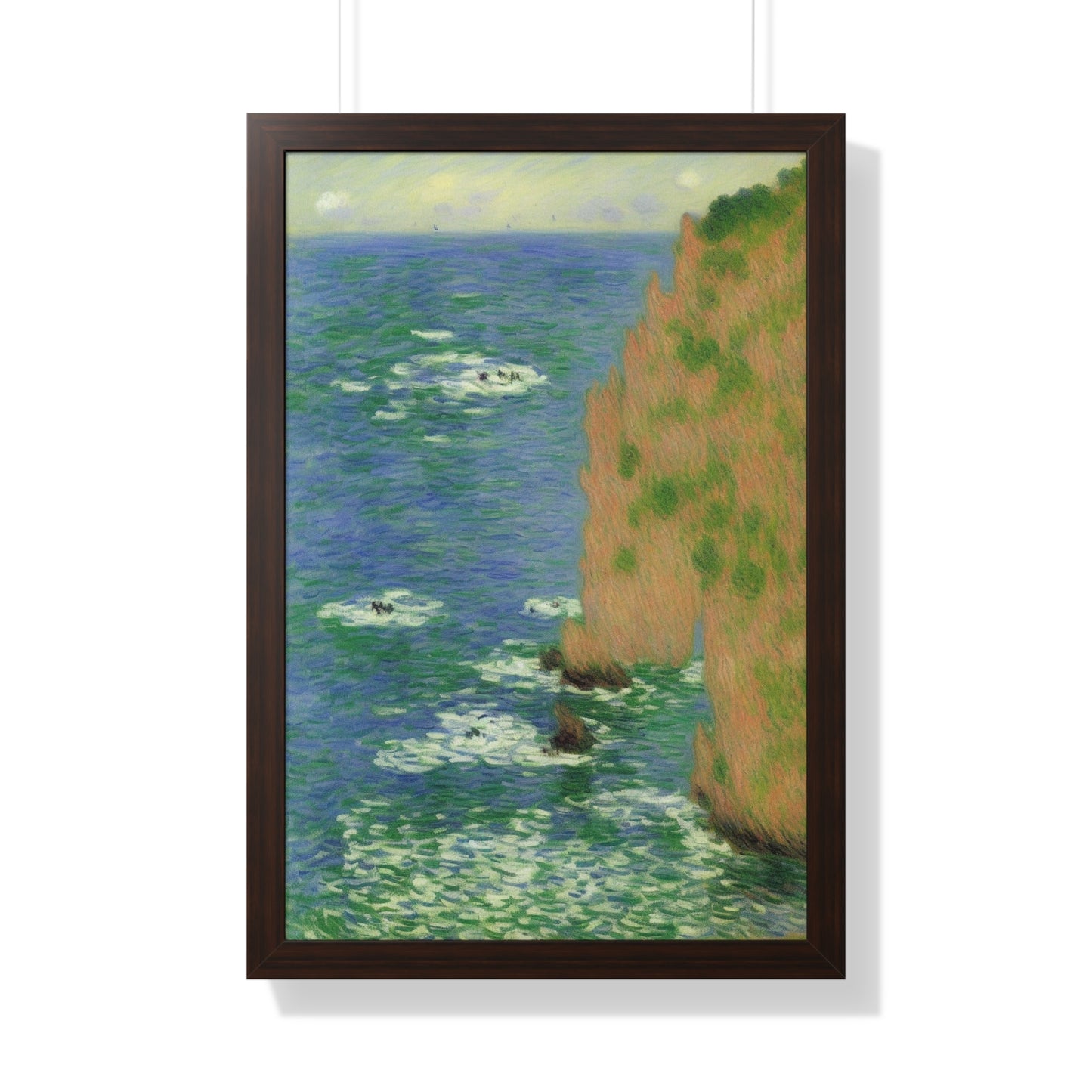 Sea Cave Landscape Claude Monet Style