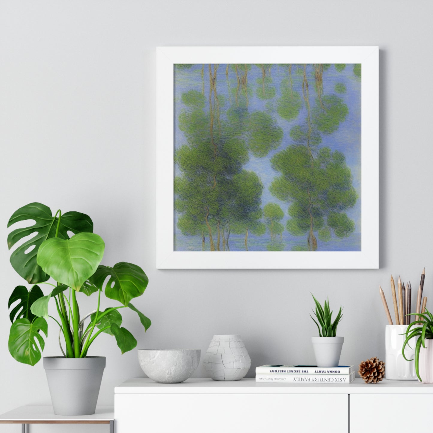 Mangrove Landscape Claude Monet Style