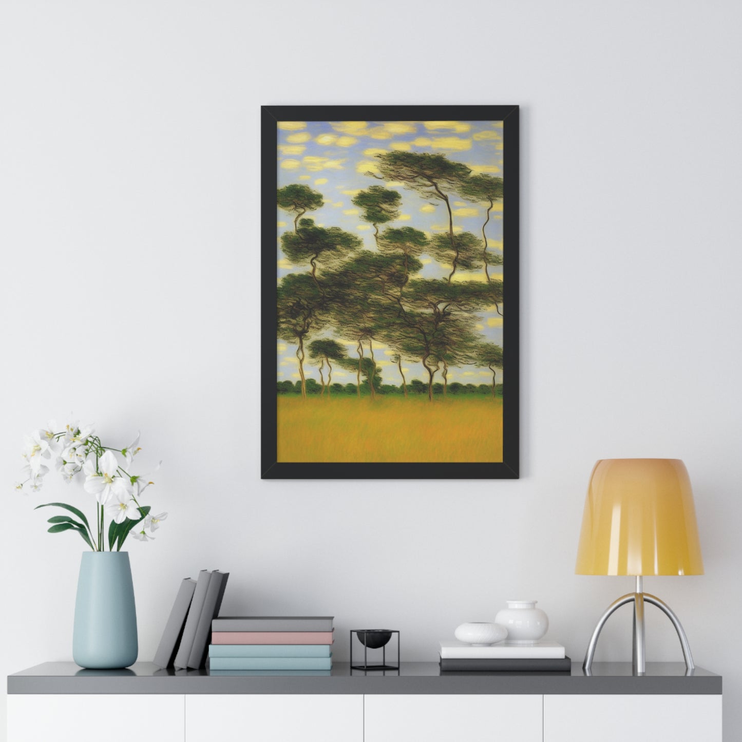 Savanna Plain Landscape Claude Monet Style