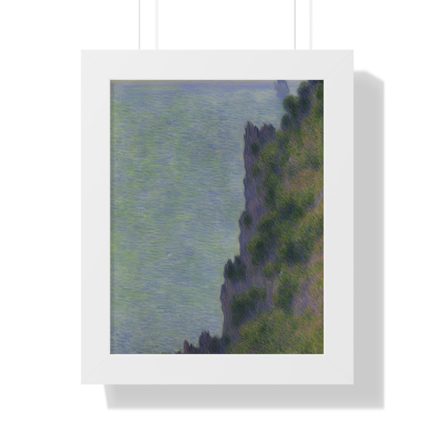 Cliff Scene Claude Monet Style