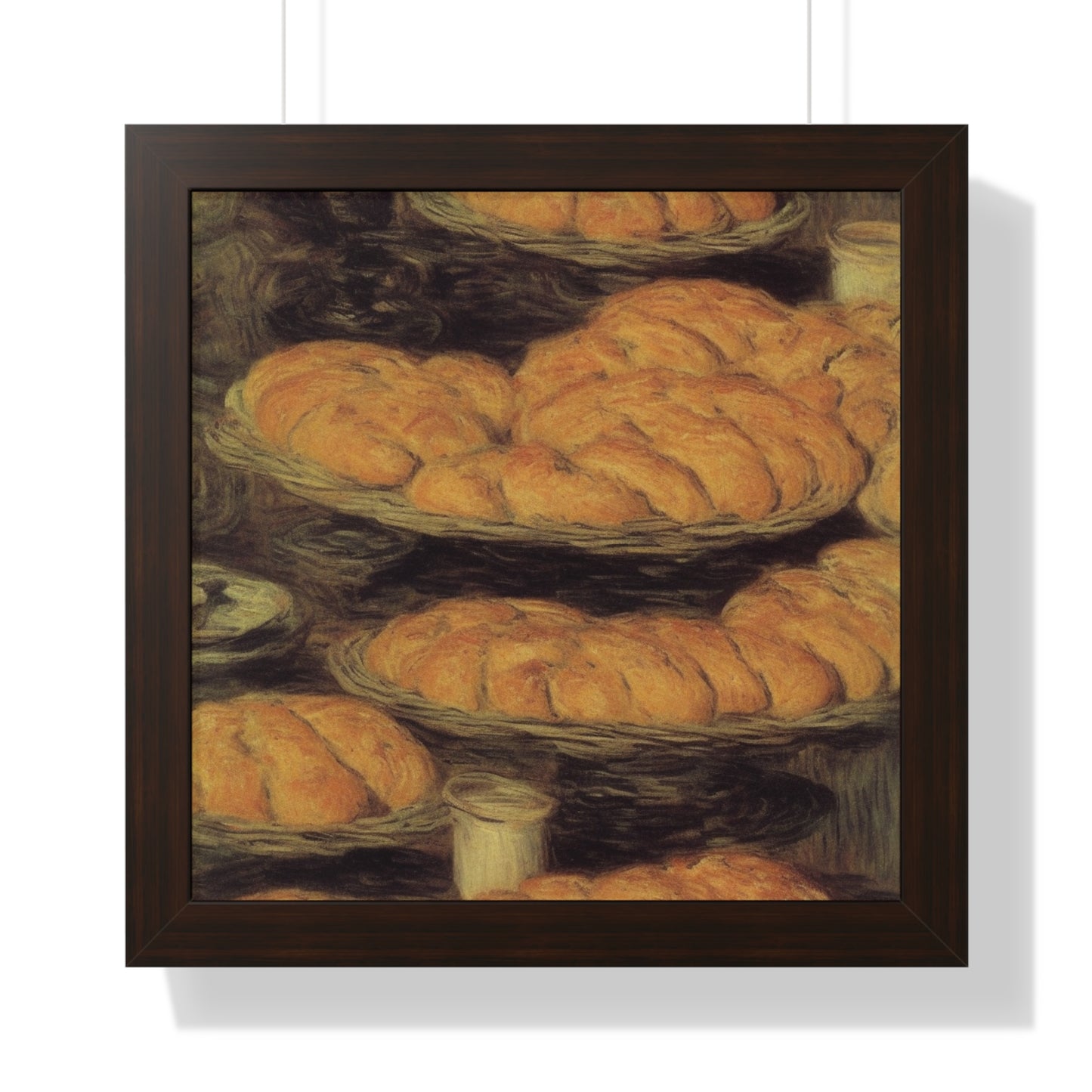 Bread Scene Claude Monet Style