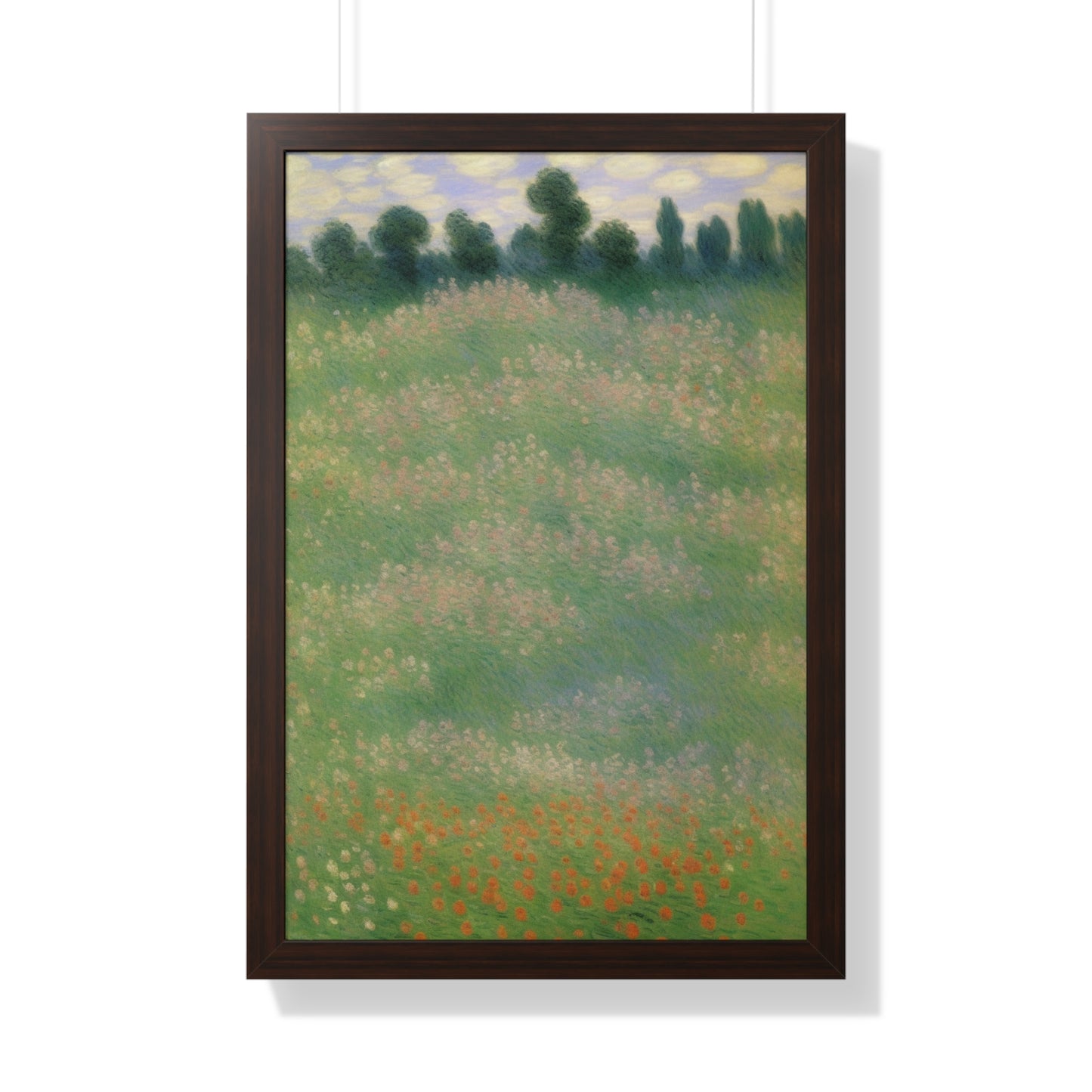 Flowers Landscape Claude Monet Style