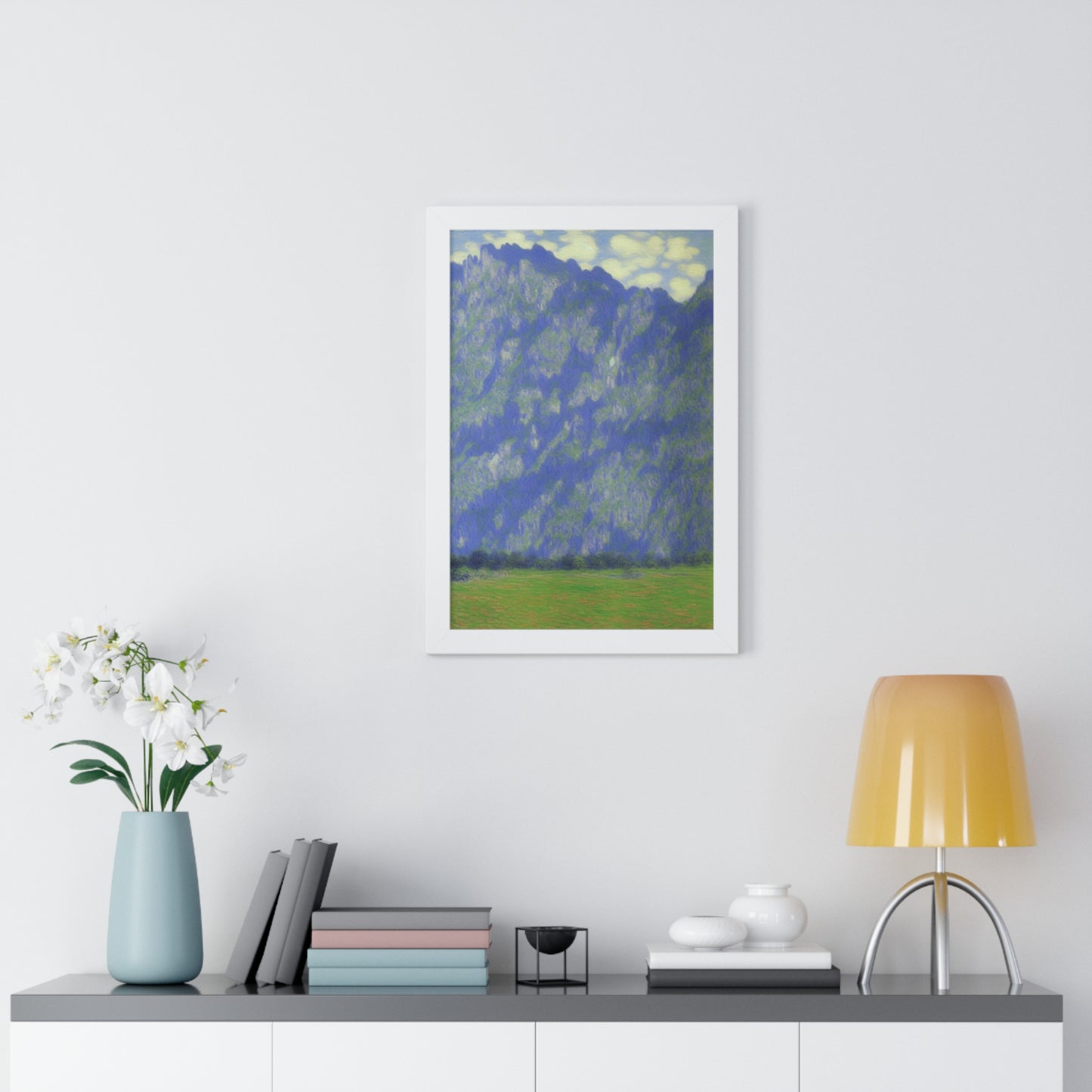 Mountains Landscape Claude Monet Style