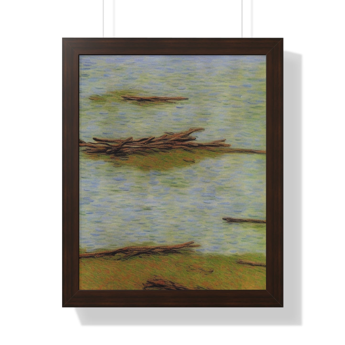 Driftwood Landscape Claude Monet Style