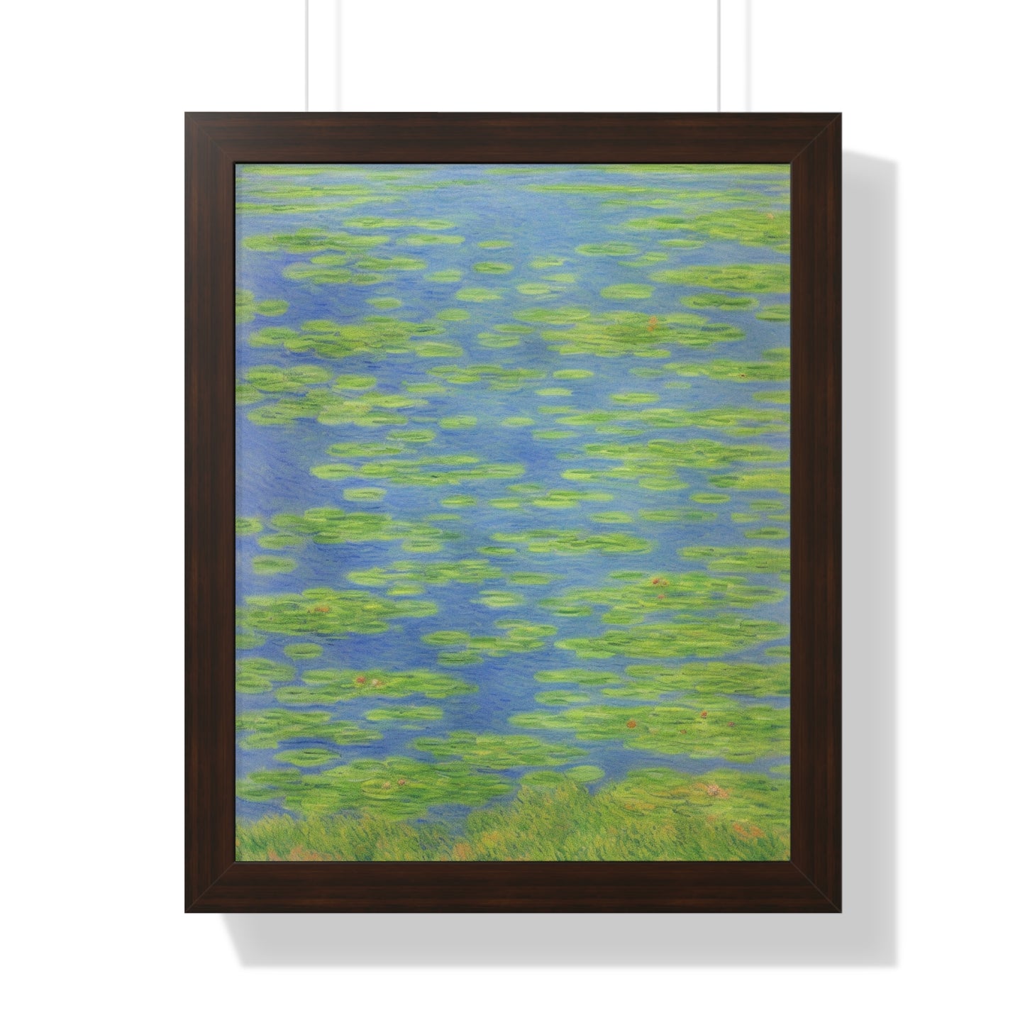 Coral Reef Landscape Claude Monet Style