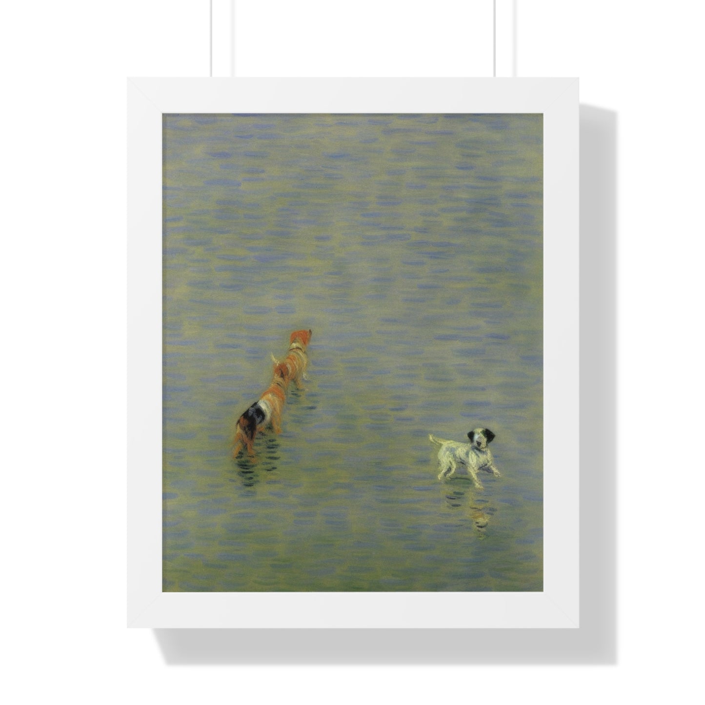 Dog Scene Claude Monet Style