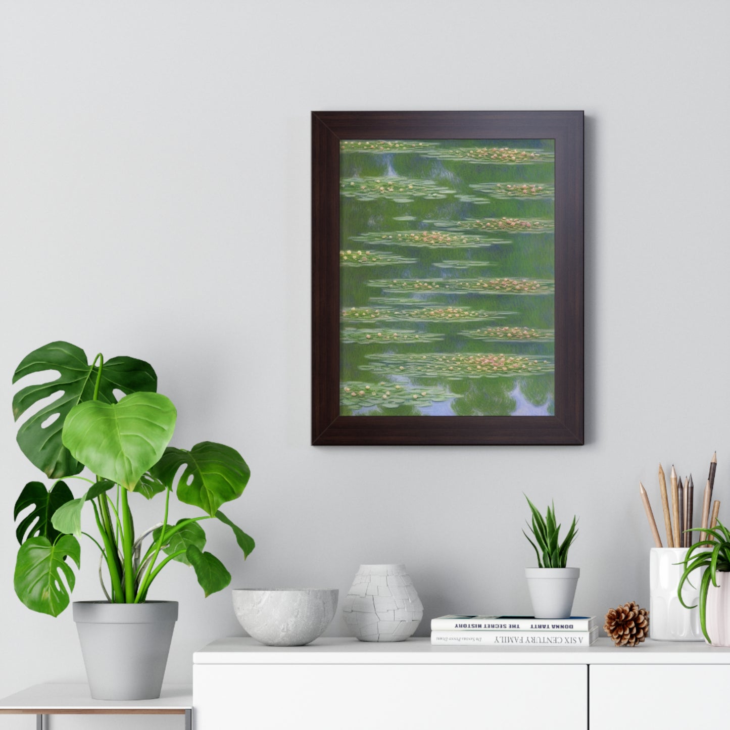 Water Lilies Landscape Claude Monet Style