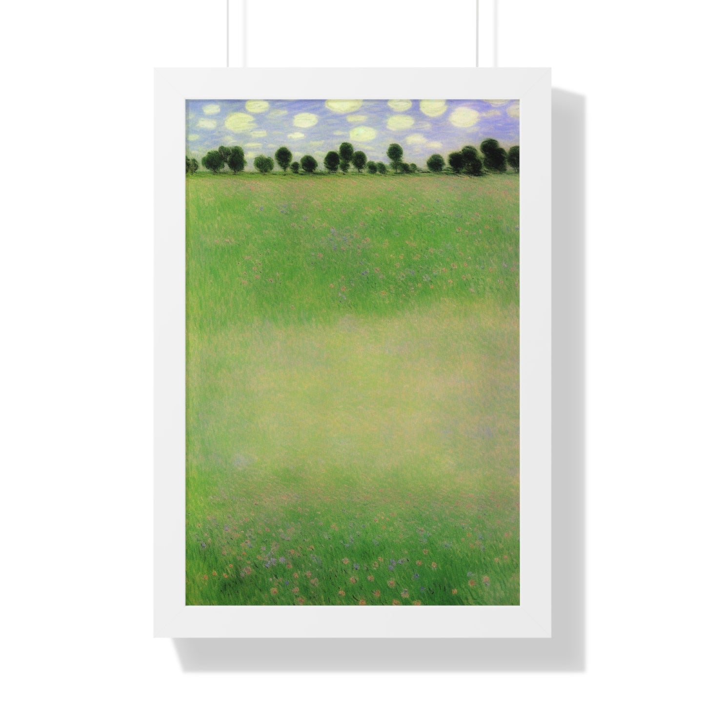 Meadow Scene Claude Monet Style