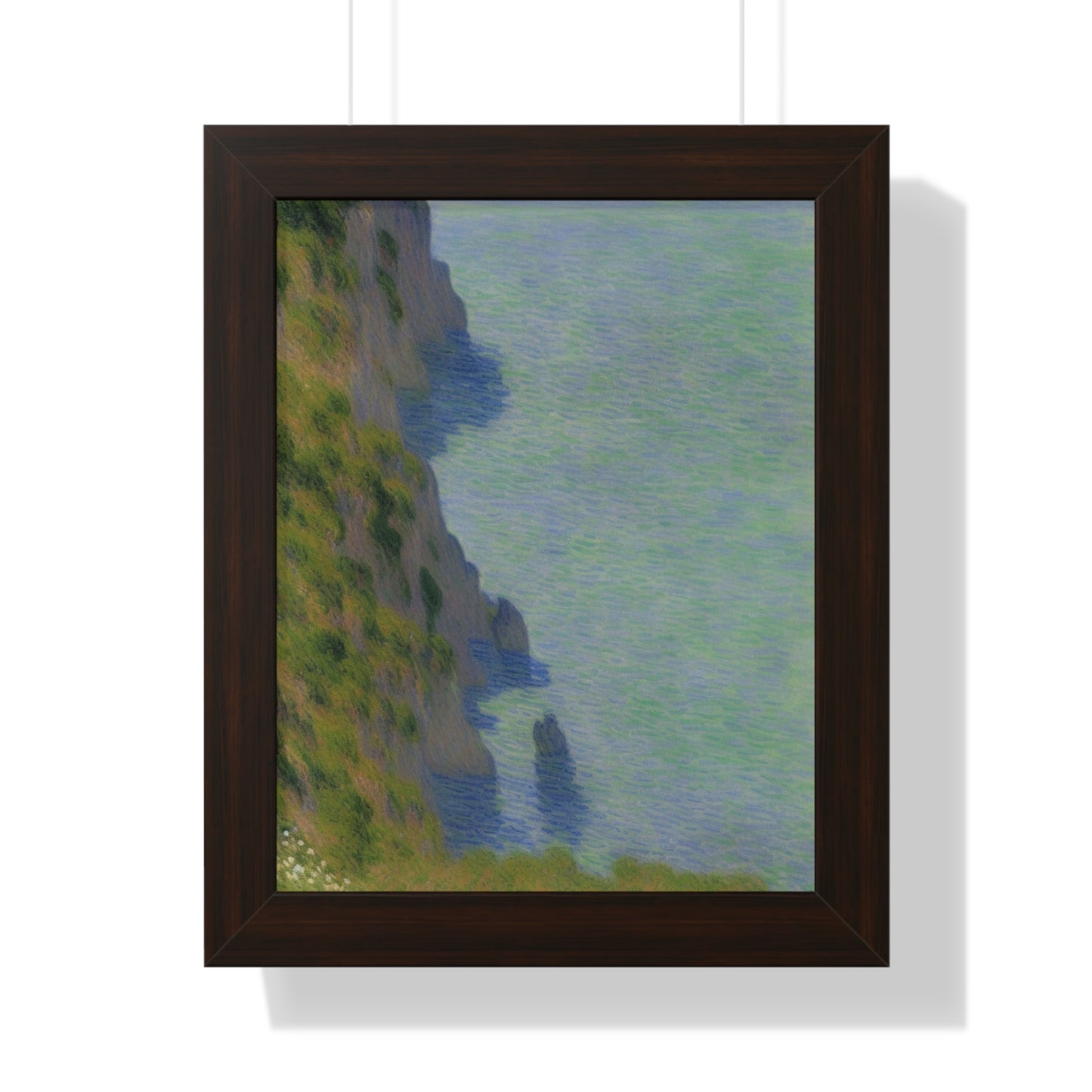 Coastal Bluff Landscape Claude Monet Style